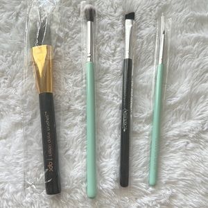 Billion dollar brush, Luxie and Aesthetica brush with 4
